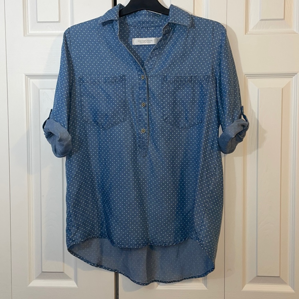 Contemporaine Polka Dot Top